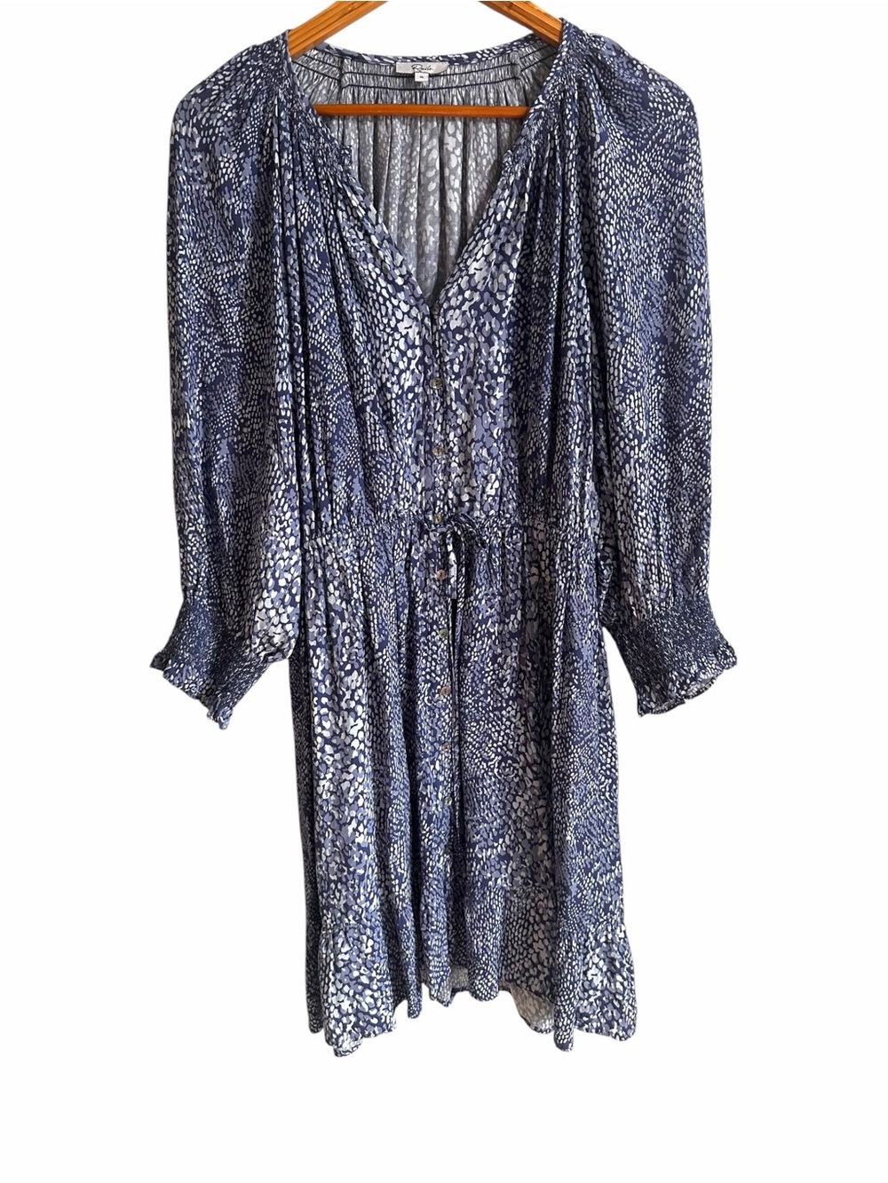 Rails Navy Python Eliza Dress Size XL